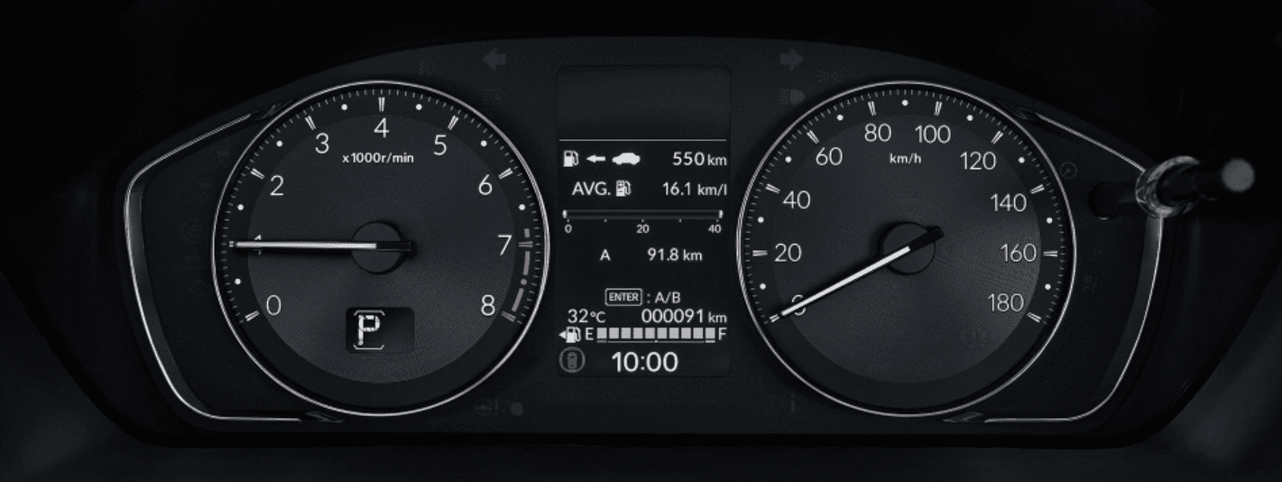 Màn hình thông số xe Honda BR-V thêm nhiều tiện nghi.